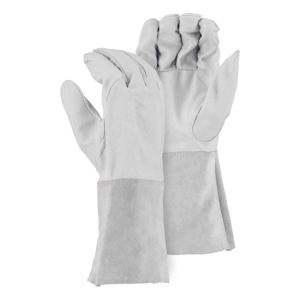 Guantes de Soldadura TIG de Cuero Granulado, Guantes de Seguridad Industriales para Bomberos, Protección para las Manos, Resistentes a la Abrasión, Guantes para Barbacoa - Product Image 6