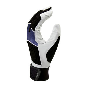 Gants de frappeur de baseball QST en peau de mouton pour droitier, jeunes et adultes, avec rembourrage professionnel pour une meilleure adhérence et support du poignet, personnalisables pour équipe - Product Image 2