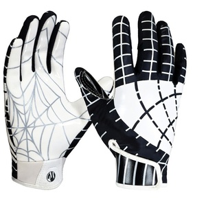Guantes de fútbol americano resistentes al sudor con capas de malla transpirable que ayudan a los jugadores a mantener las manos secas y cómodas. - Product Image 3