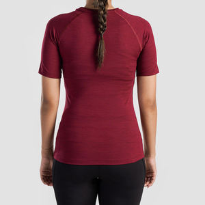 T-shirt personnalisé pour femme, T-shirt de compression pour homme, Vêtements de sport en Spandex pour la course, Hauts de fitness, Maillot de club, Tenue de sport amincissante - Product Image 2