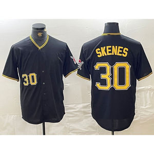 Camiseta de Béisbol de Pittsburgh Bordada de Alta Calidad al por Mayor, Transpirable, 21 Roberto Clemente 30 Paul Skenes - Product Image 6
