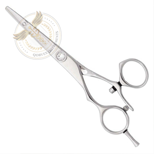 Ciseaux de coiffure professionnels en acier inoxydable avec poignée pivotante pour les fournitures de salon de coiffure - Product Image 4