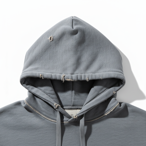 100 % Cotton Premium Quality Custom Design <b>Pullover</b> <b>Men</b> Hoodies With distressing Heavyweight Top Selling <b>Men</b> Hoodies - Product Image 5