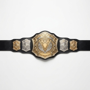 Ceinture de championnat sportive personnalisée, ceinture de récompense pour la lutte et la boxe, plaques métalliques, sangle en cuir, logo gravé, design personnalisé - Product Image 4