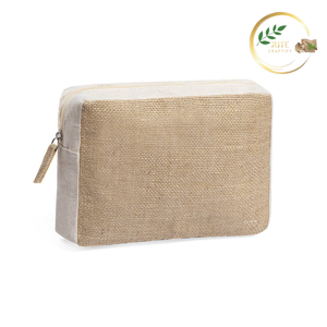 Bolsa de Maquillaje de Yute de Primera Calidad con Cierre, Almacenamiento de Cosméticos Ecológico - Product Image 2