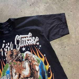 Fabricant de gros Logo personnalisé lourd 100% coton Streetwear T-Shirt pour hommes sérigraphie disponible - Product Image 5