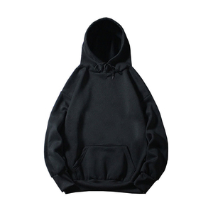 Sudadera con Capucha Personalizada para Hombre, de Felpa Gruesa, Estilo Holgado, para Entrenamiento y Gimnasio, Color Blanco Liso - Product Image 4