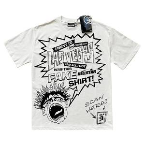 เสื้อยืดคอกลมแขนสั้นทรงปกติ ผ้าคอตตอน 100% พิมพ์ลายดิจิตอล ลายดาววินเทจ กันยับ สำหรับผู้ชาย ไซส์ใหญ่ - Product Image 1