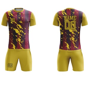 Quality Soccer Uniform Wear Set with Custom Logo <b>Low</b> MOQ <b>Top</b> quality best Football Kits Short Sleeve Quick Dry Sublimated High - Product Image 6