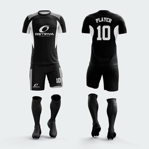 Créez Votre Propre Tenue d'Équipe : Maillots de Football Unisexe Imprimés par Transfert Thermique 220g, Coupe Courte, Fournisseur de Haute Qualité - Product Image 4