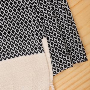 Serviettes de cuisine en coton 100% écologiques, tissées, séchage rapide, étiquette personnalisée, lavables en machine, carrées, rectangulaires, motif abstrait - Product Image 6