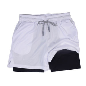 Pantalones Cortos Deportivos Personalizados para Hombre, Color Gris Sólido, Cintura Media, Estilo Urbano, Duraderos, Tácticos, Transpirables, con Doble Bolsillo, 100% Algodón - Product Image 4