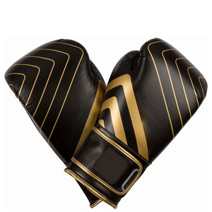 Gants de boxe d'entraînement en cuir respirant avec paume en mesh antidérapante et fermeture auto-agrippante pour les séances d'entraînement longues - Product Image 3