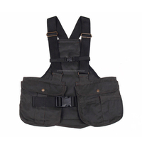 Gilet factice Qualité supérieure Stockage supplémentaire Personnaliser Multi Option Dog Training Brown Cordura Vest