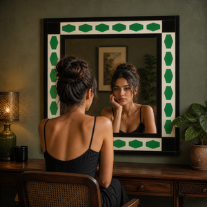 Luxury Large Antique Decorative Wall <b>Mirror</b> | Vintage French Style Living Room Decor | Premium Home Accent <b>Mirror</b> Wholesale - Product Image 4