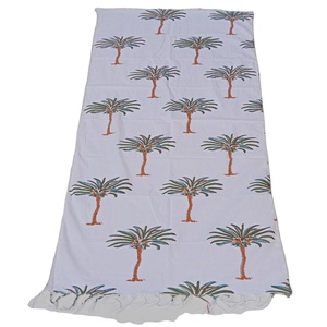 100% coton arbre imprime concepteur femmes écharpes innovantes à la mode de haute qualité en gros exclusivement Texture douce en gros - Product Image 2