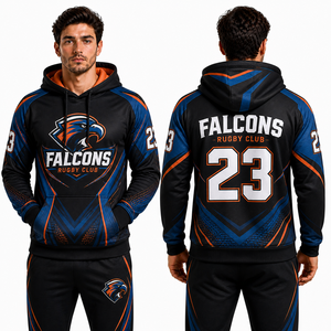 Sudaderas con Sublimación Premium, Personalizadas con Nombre de Equipo y Logotipo, Sudadera Deportiva, Fabricante OEM al por Mayor, Proveedor de Ropa Deportiva de Poliéster para Clubes 2026 EE. UU. - Product Image 1