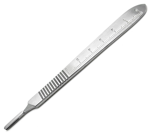Juego de Instrumentos Quirúrgicos de Alta Calidad con Mango de Bisturí N.° 4, Acero Inoxidable, Certificado CE, para Uso Hospitalario - Product Image 1