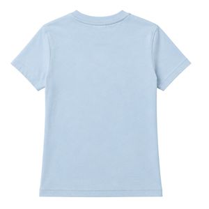 Camiseta Azul de Manga Corta para Jóvenes, Cuello Redondo, Informal, para Uso Diario, Escuela, Ropa Cómoda para Actividades Diarias - Product Image 3