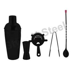 Juego completo de herramientas de barra de acero inoxidable reutilizable ecológico con opciones de embalaje personalizado, juego de accesorios de barra - Product Image 1