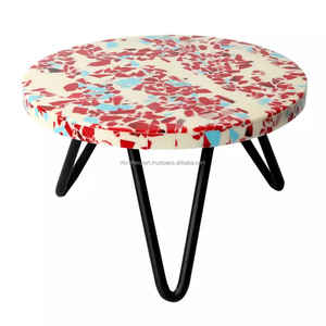 Luxury Manufacturer's Hot Selling Terrazzo Resin Cake Stand for Dessert Cake Sweet Display & Decorative Purpose - Product Image 3