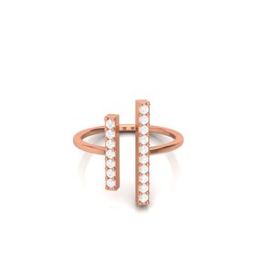 Bague en argent sterling fabriquée à la main, ornée de pierres de zircon étincelantes, idéale pour les occasions spéciales et le port quotidien. - Product Image 5
