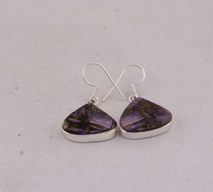 Wholesale Natural Jasper 925 <b>Sterling</b> <b>Silver</b> <b>Dangle</b> <b>Earrings</b> Earthy Pattern Gemstone Drop <b>Earrings</b> High Quality Jewelry - Product Image 2