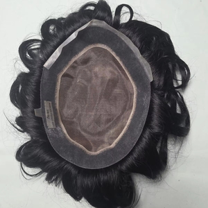 Peluca de Cabello Humano Mono de Primera Calidad Austrian Taz Hair Bangladesh con Estilos Naturales y Ondas Profundas - Product Image 1