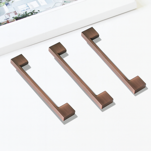 Contemporary Minimalist Zinc Alloy <b>Cabinet</b> Handle Brushed <b>Gold</b> Drawer Pull for Kitchen Bathroom Wardrobe Dresser Furniture - Product Image 3