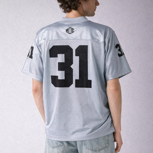 Maillot de football rétro personnalisé de haute qualité à col en V, t-shirt de football surdimensionné pour hommes, maillot de football américain vintage personnalisé - Product Image 4