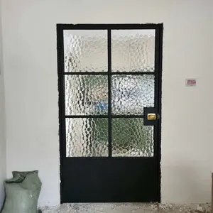 铸铁门简易铁格栅窗门设计熟铁门墨西哥