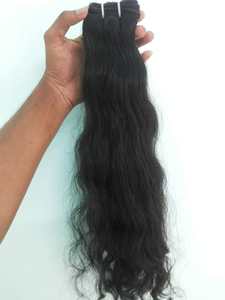 Extensions de cheveux humains vierges indiens avec fixation par clip, trame simple > Extensions de cheveux en vrac - Product Image 3
