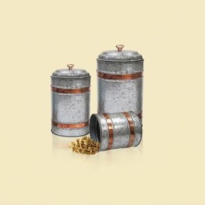 Attractive Design Stainless Steel Kitchen Canister with Lid Premium Food Grade Storage <b>Jar</b> for Coffee Tea and Grains for Kitchen - Product Image 2
