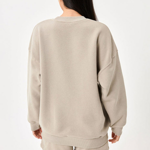 Sudadera de Mujer con Cuello en Contraste, Elegante, de Manga Larga, Estilo Casual, Fabricante Mayorista de Ropa Moderna - Product Image 4