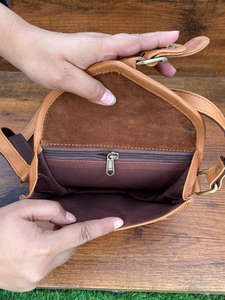 Nouveau Style occidental imprimé Animal fourrure cuir sacs à bandoulière de haute qualité à la mode véritable fourrure animale cuir fronde côté sacs à main - Product Image 6