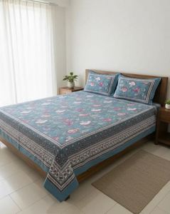ผ้าปูที่นอนคุณภาพสูง สีพื้น พรีเมียม เพื่อความสบายในทุกวัน พร้อมปลอกหมอนแบบกลับด้านได้ 2 ใบ ราคาพิเศษ - Product Image 3