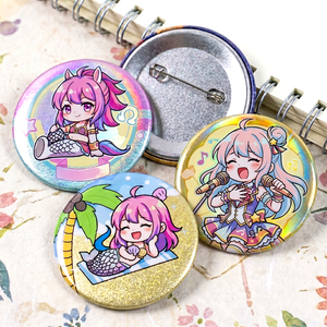 Promotional <b>Magnetic</b> Metal Customized <b>Button</b> Badges-Cheap Printing Options - Product Image 4