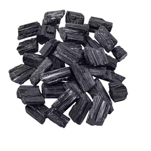 Wholesale Natural Black Tourmaline Rough <b>Crystal</b> Stones <b>Raw</b> Black Tourmaline Bulk Supplier - Product Image 4