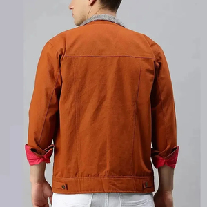 Custom Logo Color Sustainable Slim Fit <b>Men</b> <b>Denim</b> <b>Jacket</b> New stylish high demanding Breathable Eco-Friendly <b>Men</b> <b>Denim</b> <b>Jacket</b> - Product Image 4