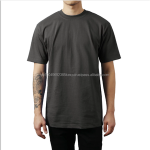 T-shirt pour homme de haute qualité, design personnalisé, 100% coton, coupe ample, épaules tombantes, tendance - Product Image 2