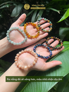 กำไลหินธรรมชาติขายส่ง เครื่องประดับแฟชั่น กำไลหยกพม่า กำไลหยกทรงโดนัทกลม - Product Image 4