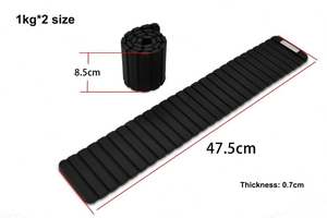 Regular Colors Non-Slip Whole Body Silicone Adjustable Unisex Wrist Ankle <b>Weight</b> Band Home Use - Product Image 5