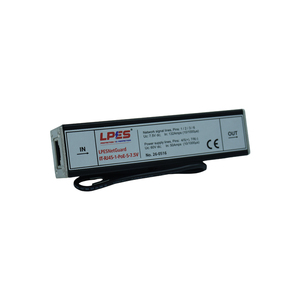 RJ45 Cat5 PoE Ethernet Surge Protector 24V Lightning Guard, 100Mbps Inline Network Data <b>Line</b> Protection Device - Product Image 4