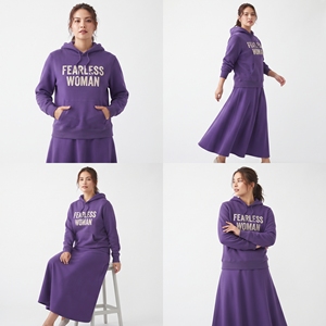 Women's <b>Skirt</b> Set A-Line Hoodie <b>Skirts</b> Woman Print Elastic Hveay Weight Cotton Long <b>Skirts</b> Casual Fleece Hoody Printed <b>Skirts</b> - Product Image 5