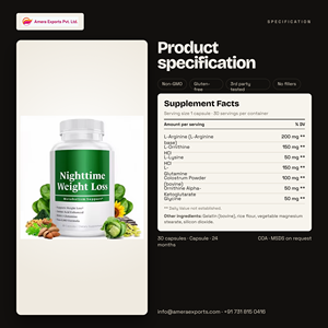 Cápsulas Quemagrasas Nocturnas de Marca Privada, Suplemento para el Control de Peso para Mujeres y Hombres, Venta al Por Mayor OEM - Product Image 4