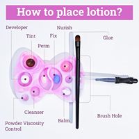 Palette en silicone réutilisable pour rehaussement de cils et teinture, 11 fonctions, pour rehaussement de cils et lamination des sourcils, vente en gros