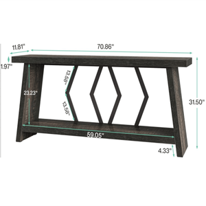 Tavolo Consolle per Ingresso e Soggiorno, Tavolino da Divano per Arredamento Casa - Product Image 5
