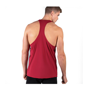 ODM Customize Regular Hip Hop Men's Muscle Tank Top Soft Cotton Polyester Sleeveless Streetwear Tee Summer Gym Fit - Product Image 3