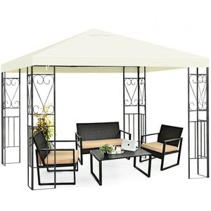 Gazebo da Giardino 3x3 Metri con Telaio in Acciaio Impermeabile per Uso Esterno - Product Image 5