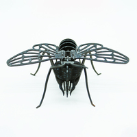 Décoration murale moderne en métal Bee Art, films métalliques en fer pour intérieur, salon, taille personnalisée, vente en gros, utilisation intérieure, étagère à livres LBN